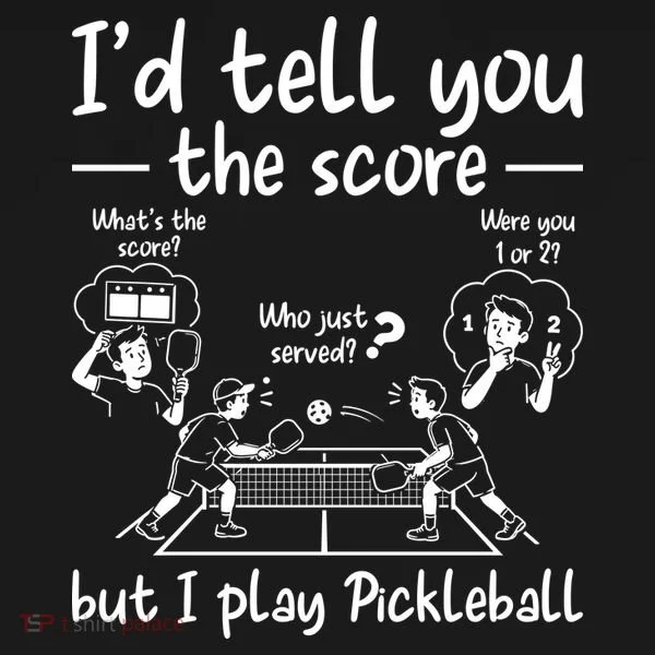 Confused Pickleball Player Funny Pickleball Toddler T-Shirt