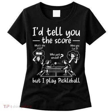 Confused Pickleball Player Funny Pickleball Women's T-Shirt