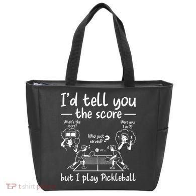 Confused Pickleball Player Funny Pickleball Tote Bag