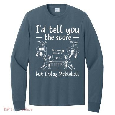 Confused Pickleball Player Funny Pickleball Long Sleeve Shirt