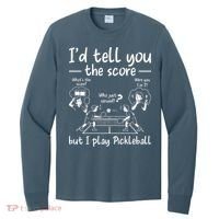 Confused Pickleball Player Funny Pickleball Long Sleeve Shirt thumb 0