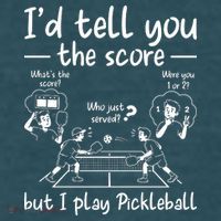 Confused Pickleball Player Funny Pickleball Long Sleeve Shirt thumb 2