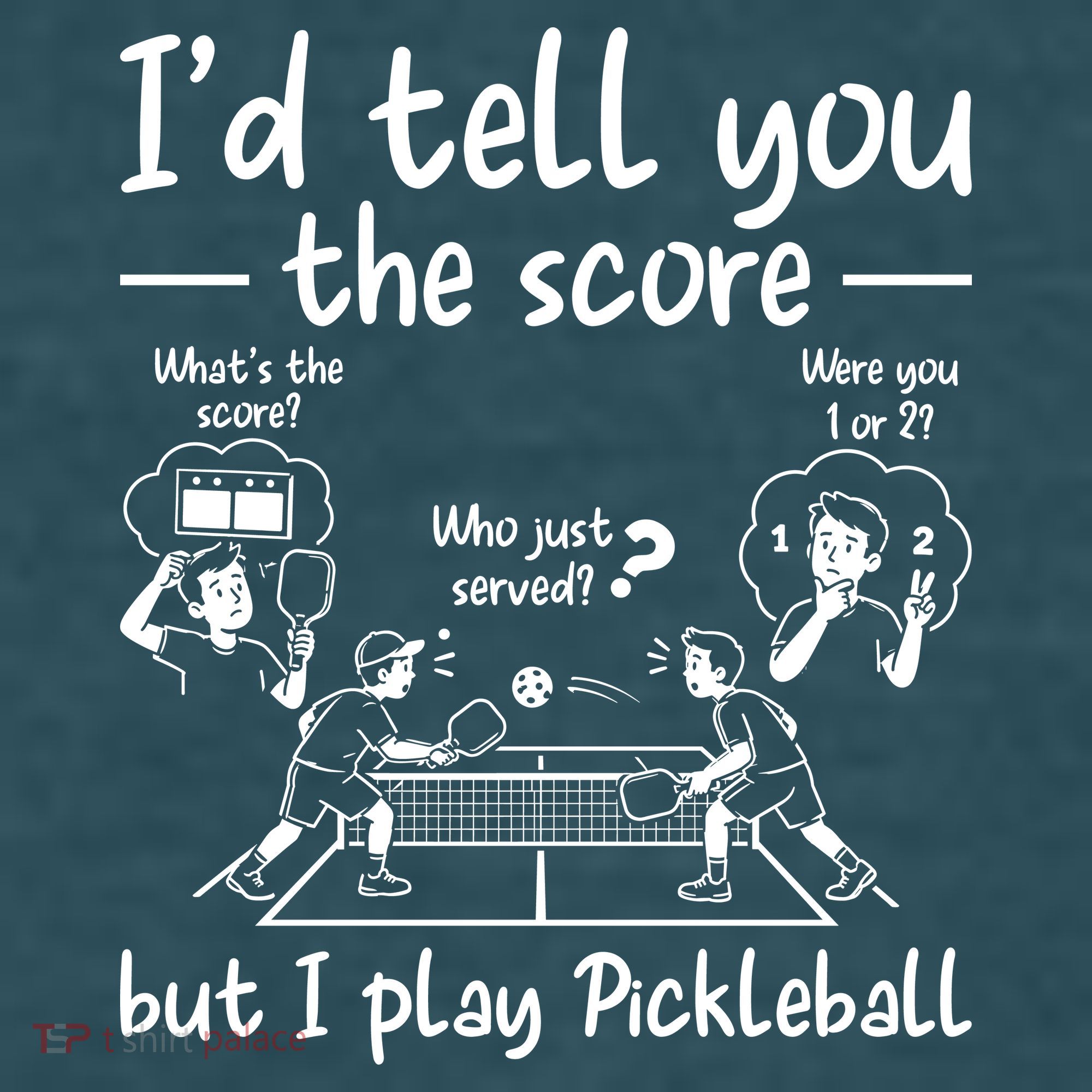 Confused Pickleball Player Funny Pickleball Long Sleeve Shirt
