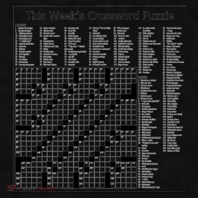 Crossword Puzzle Picture Ladies PosiCharge Tri-Blend Wicking Tank