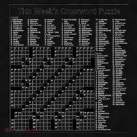 Crossword Puzzle Picture Ladies PosiCharge Tri-Blend Wicking Tank thumb 2