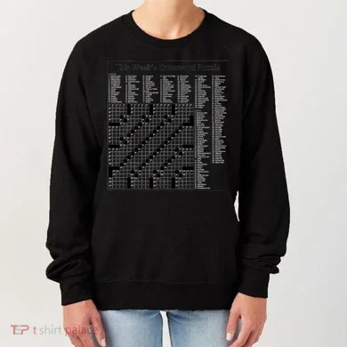 Crossword Puzzle Picture Women's Sweatshirt