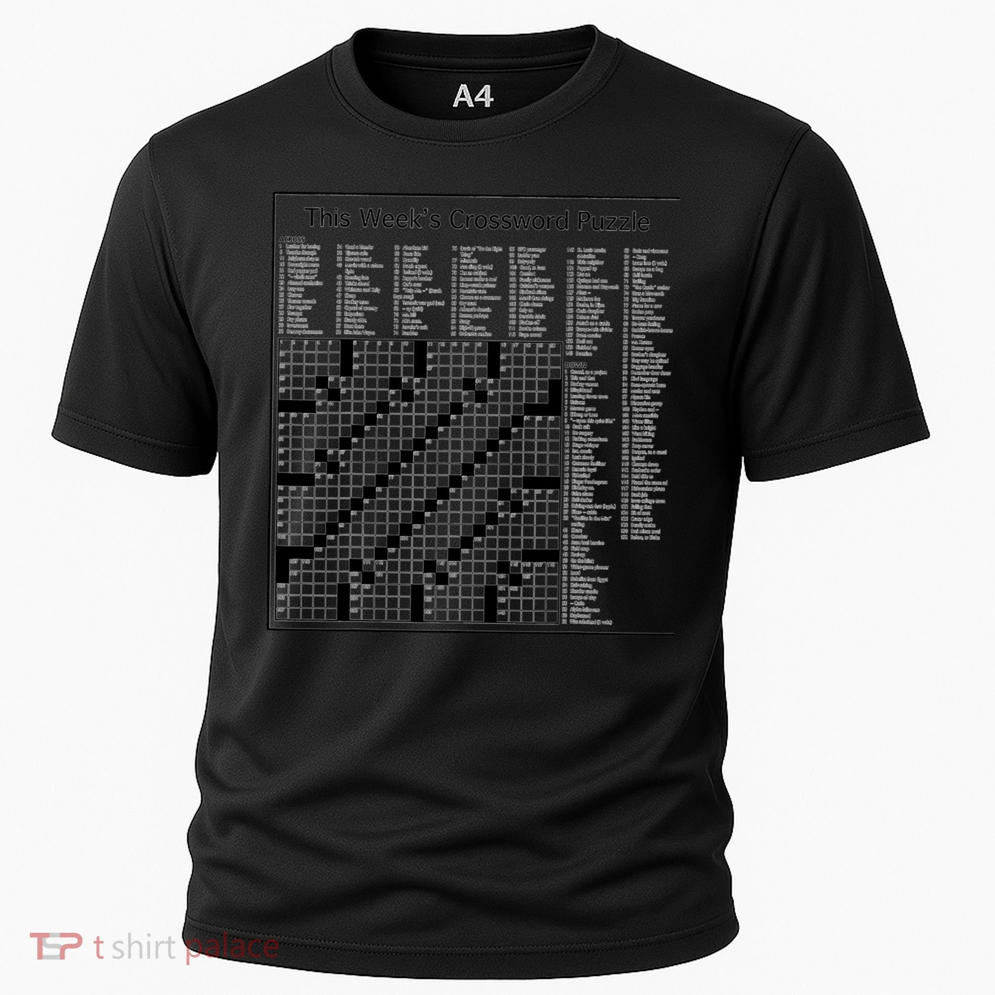 Crossword Puzzle Picture Cooling Performance Crew T-Shirt