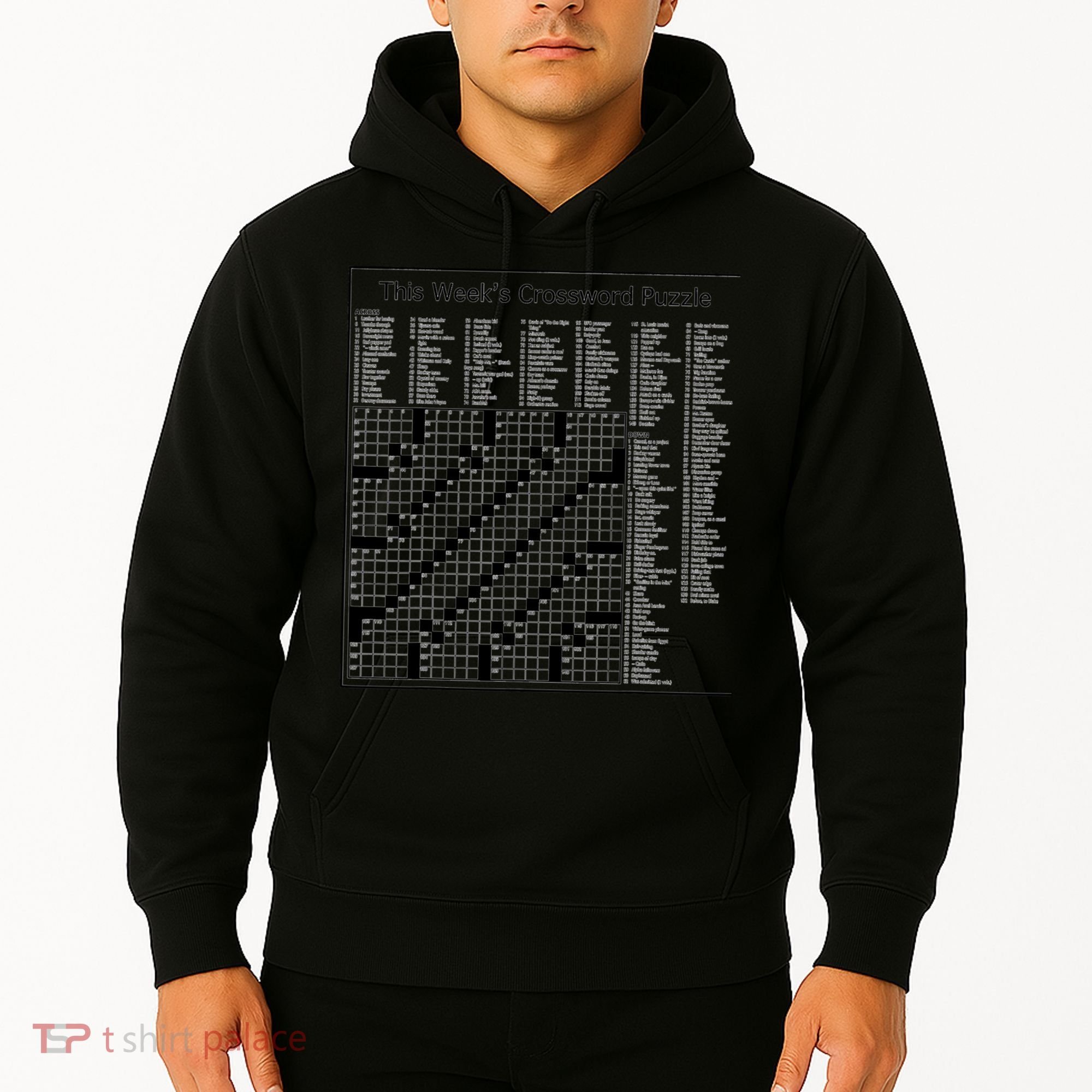 Crossword Puzzle Picture Hoodie