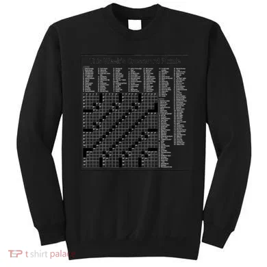 Crossword Puzzle Picture Sweatshirt
