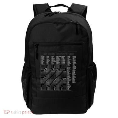 Crossword Puzzle Picture Backpack
