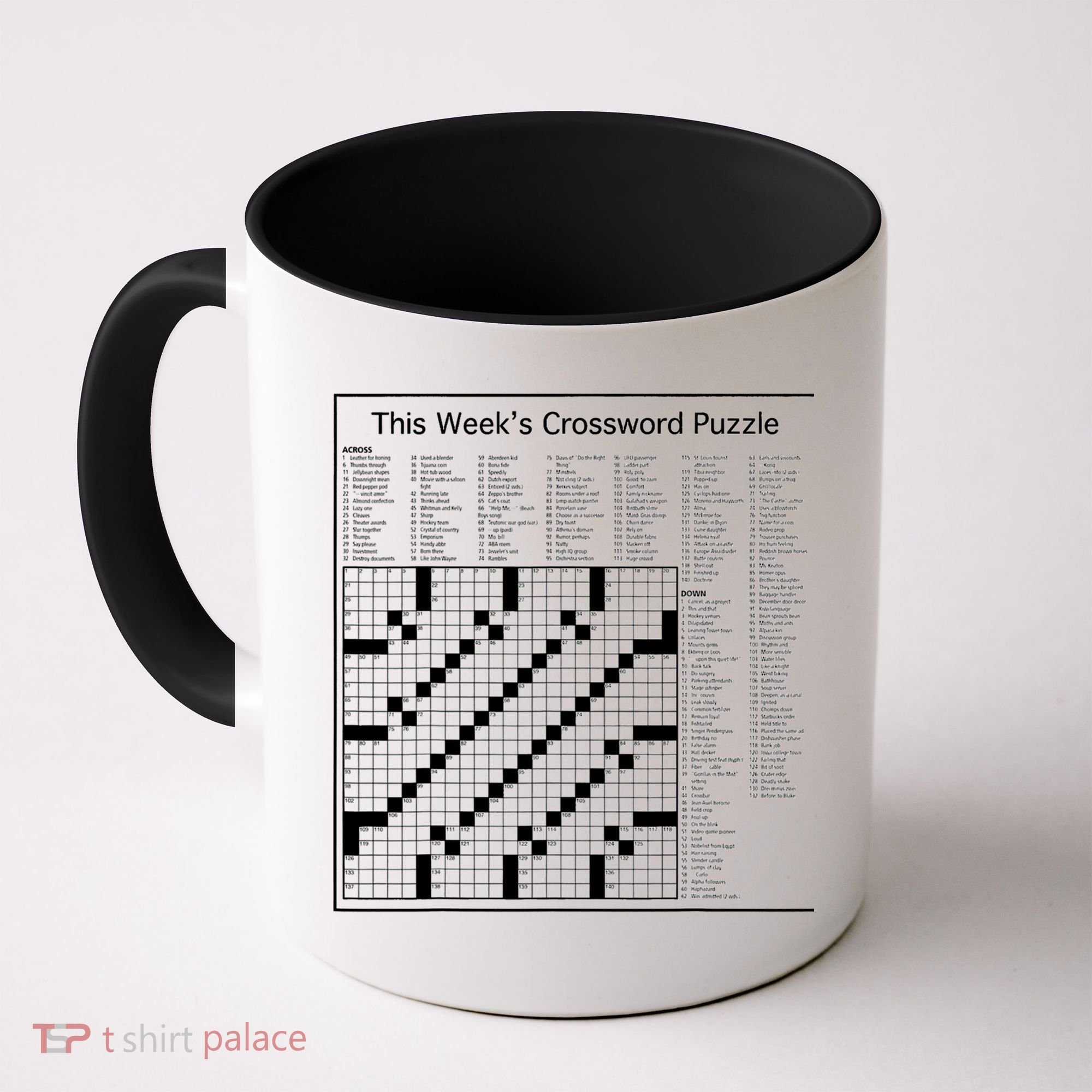 Crossword Puzzle Picture Coffee Mug