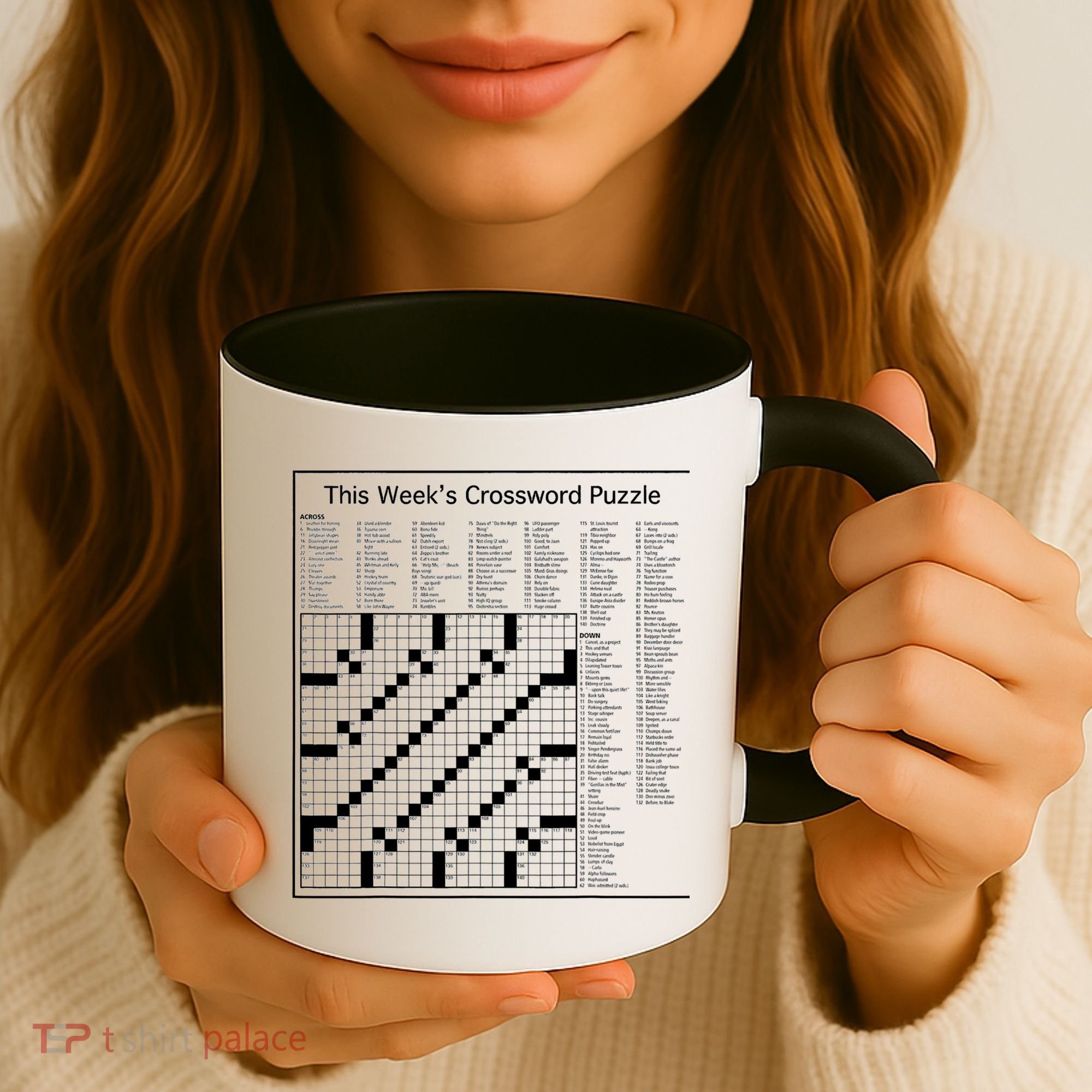 Crossword Puzzle Picture Coffee Mug
