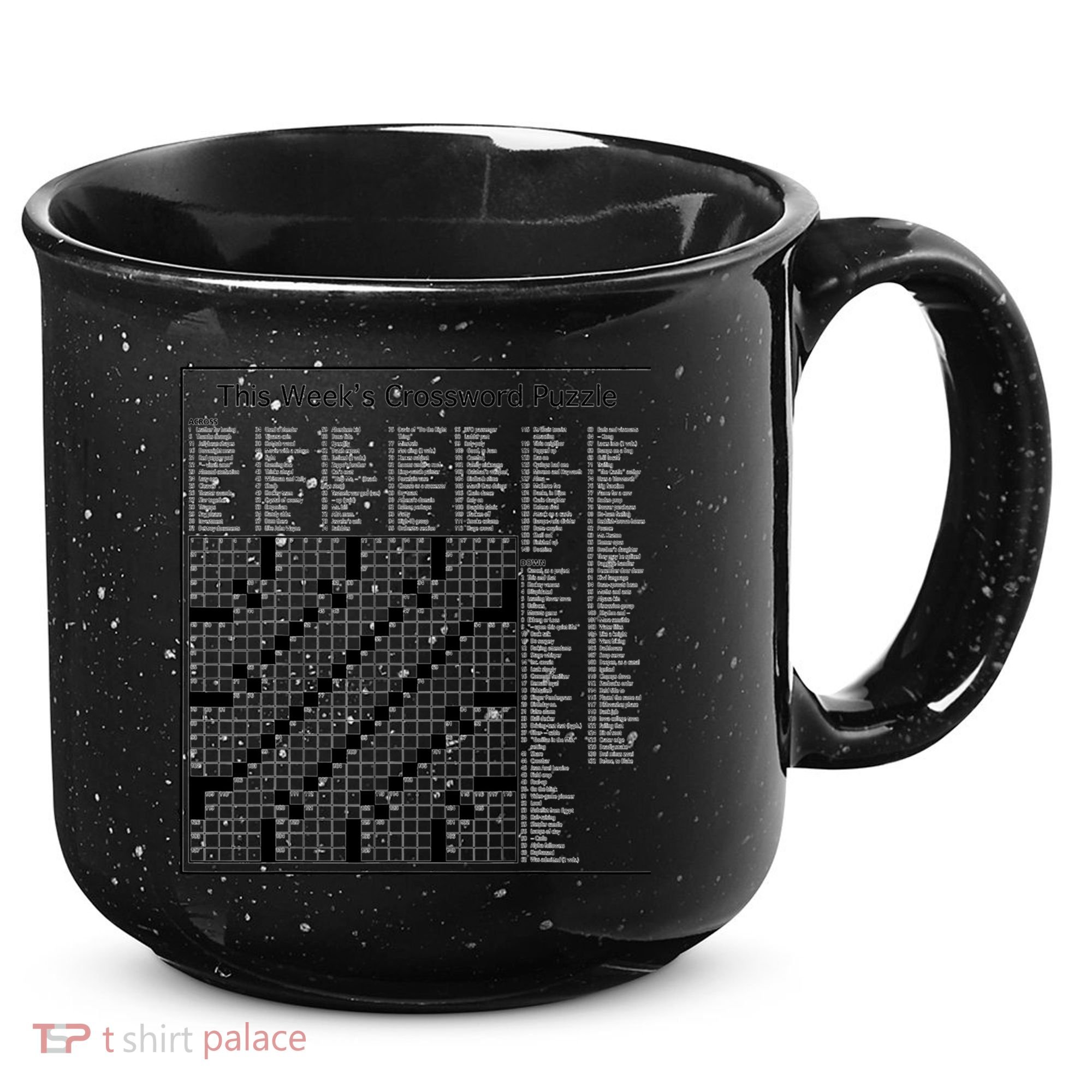 Crossword Puzzle Picture 15oz Campfire Ceramic Mug