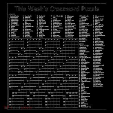 Crossword Puzzle Picture Drawstring Bag