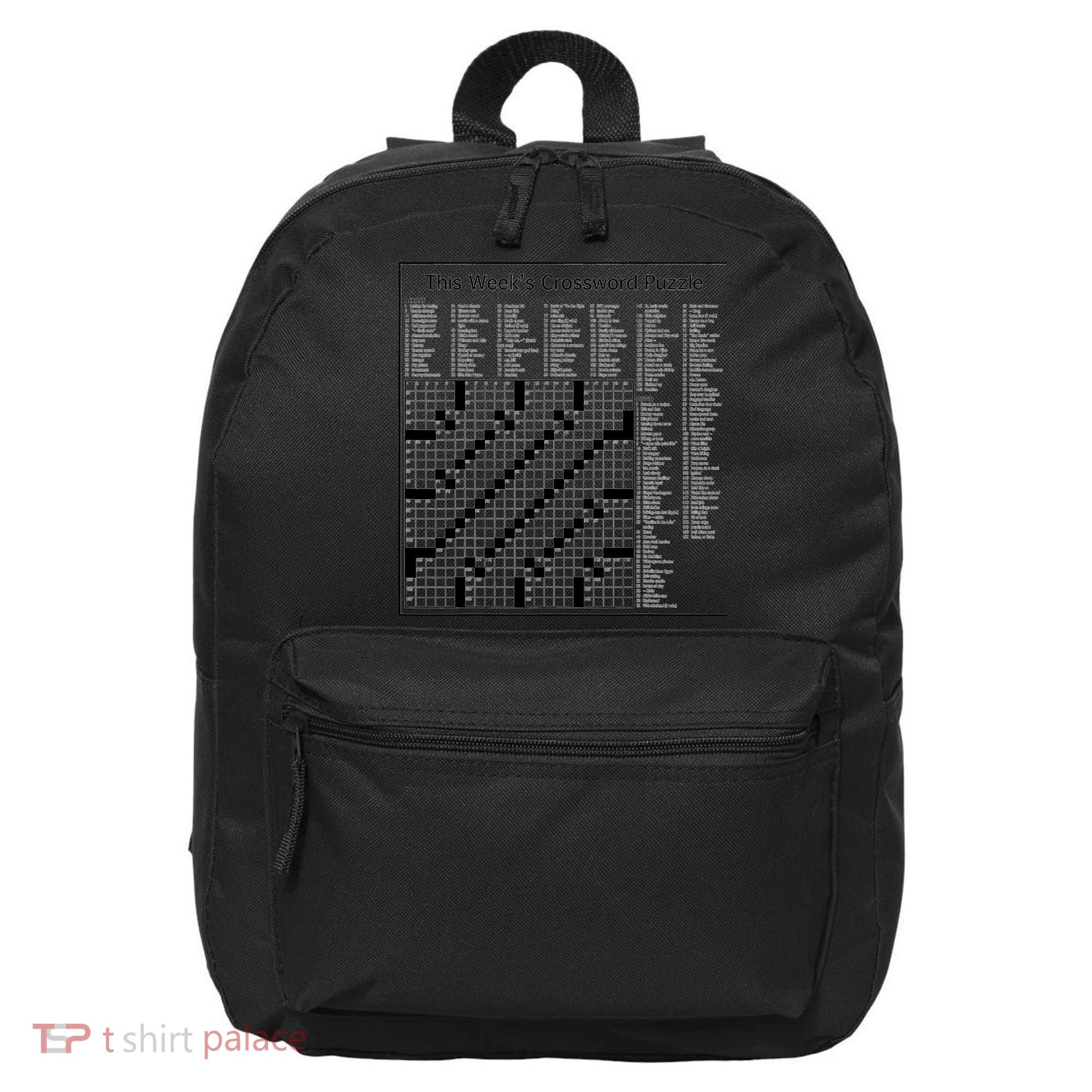 Crossword Puzzle Picture 16 in Basic Backpack