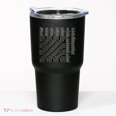 Crossword Puzzle Picture Tumbler