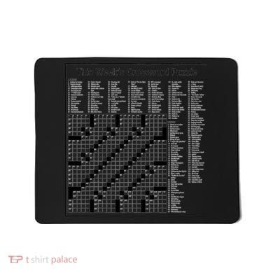 Crossword Puzzle Picture Mousepad