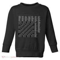 Crossword Puzzle Picture Toddler Sweatshirt thumb 0