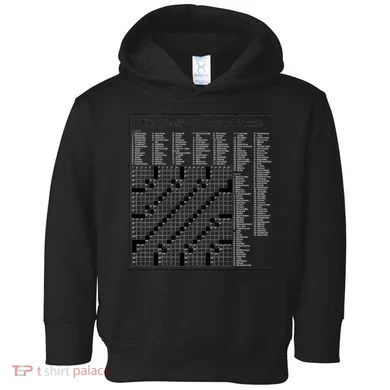 Crossword Puzzle Picture Toddler Hoodie