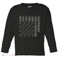 Crossword Puzzle Picture Toddler Long Sleeve Shirt thumb 0
