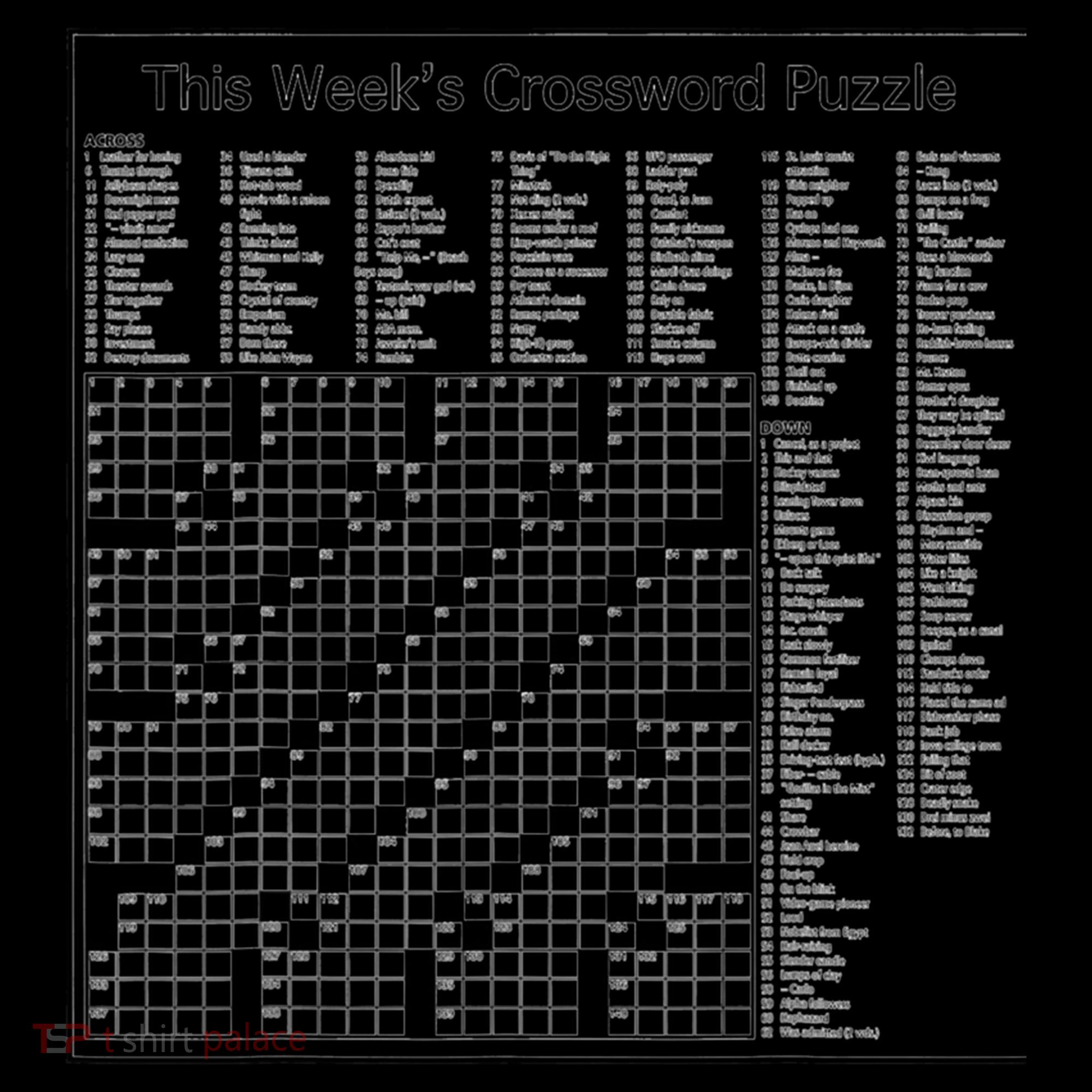 Crossword Puzzle Picture Toddler Long Sleeve Shirt