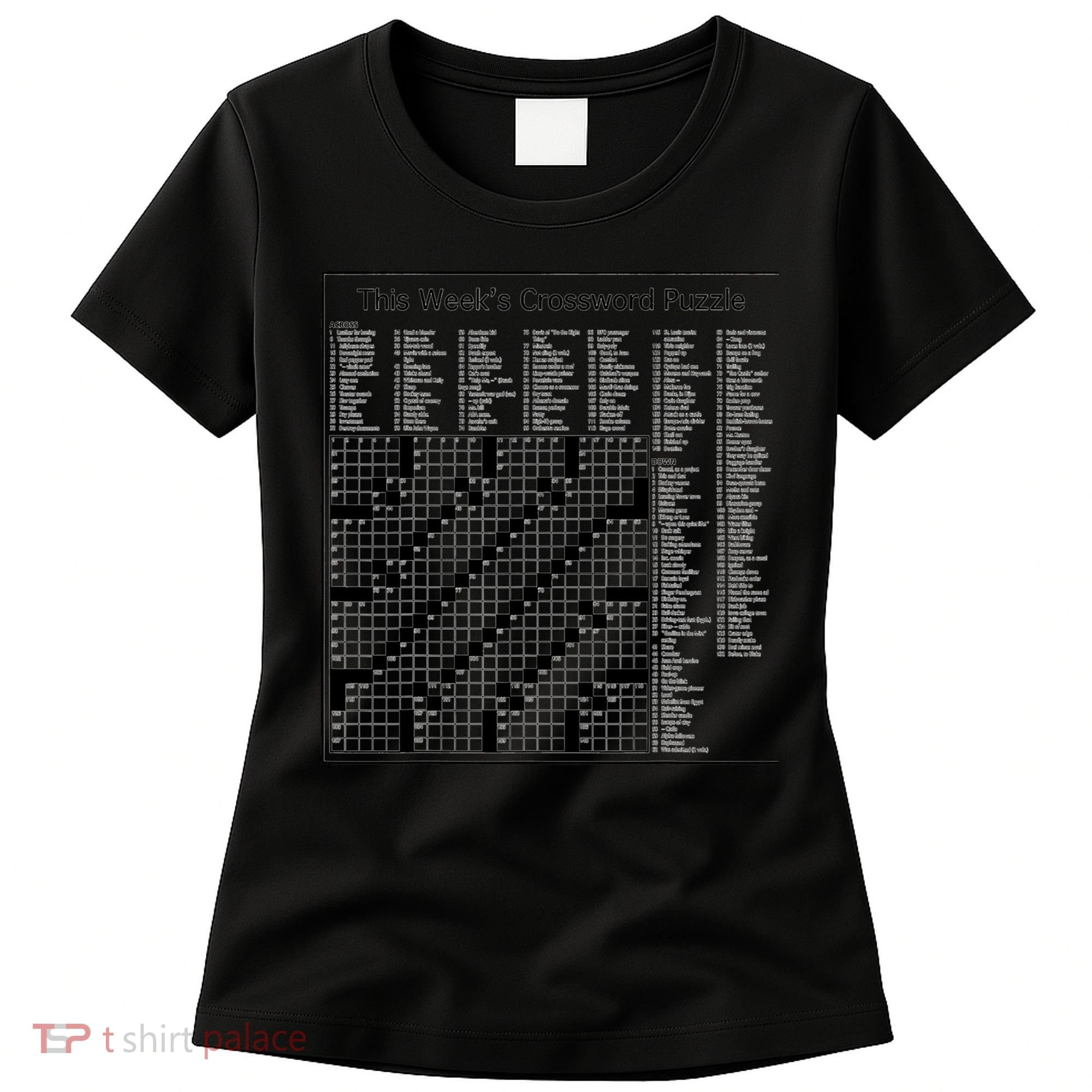 Crossword Puzzle Picture Women's T-Shirt