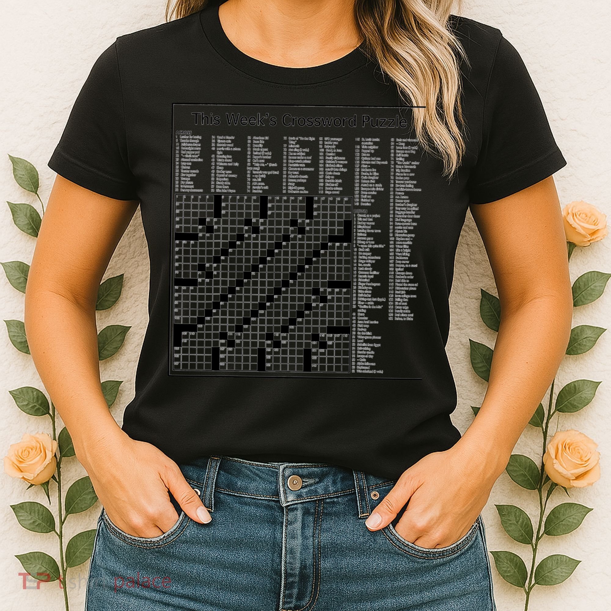 Crossword Puzzle Picture Women's T-Shirt