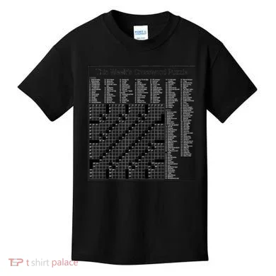 Crossword Puzzle Picture Kids T-Shirt