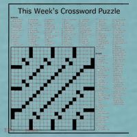 Crossword Puzzle Picture Sueded Cloud Jersey T-Shirt thumb 2