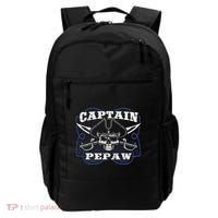 Captain Pepaw Pirate Skull Funny Grandpa Grandparents Day Cool Gift Backpack thumb 0