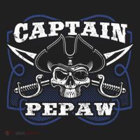 Captain Pepaw Pirate Skull Funny Grandpa Grandparents Day Cool Gift Beanie thumb 2