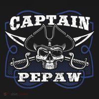 Captain Pepaw Pirate Skull Funny Grandpa Grandparents Day Cool Gift Women's Hoodie thumb 2