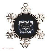 Captain Pepaw Pirate Skull Funny Grandpa Grandparents Day Cool Gift Ornament thumb 0