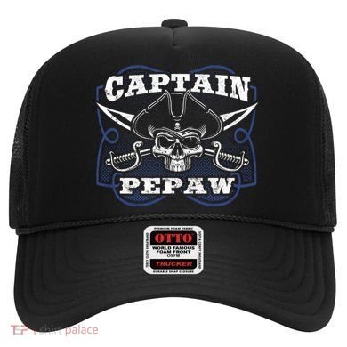 Captain Pepaw Pirate Skull Funny Grandpa Grandparents Day Cool Gift Hat