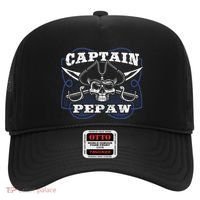 Captain Pepaw Pirate Skull Funny Grandpa Grandparents Day Cool Gift Hat thumb 0
