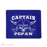 Captain Pepaw Pirate Skull Funny Grandpa Grandparents Day Cool Gift Mousepad thumb 0