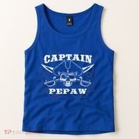 Captain Pepaw Pirate Skull Funny Grandpa Grandparents Day Cool Gift Tank Top thumb 2