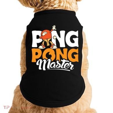 Cool Ping Pong Master For Table Tennis And Ping Pong Cool Gift Doggie Tank