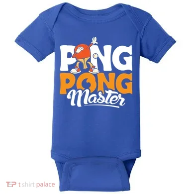 Cool Ping Pong Master For Table Tennis And Ping Pong Cool Gift Baby Bodysuit