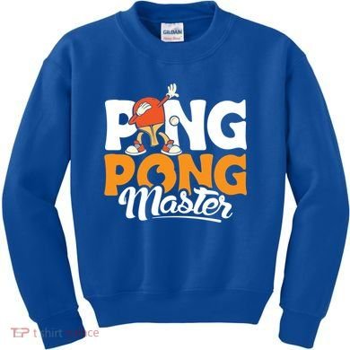 Cool Ping Pong Master For Table Tennis And Ping Pong Cool Gift Kids Sweatshirt