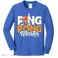 Cool Ping Pong Master For Table Tennis And Ping Pong Cool Gift Kids Long Sleeve Shirt thumb 0