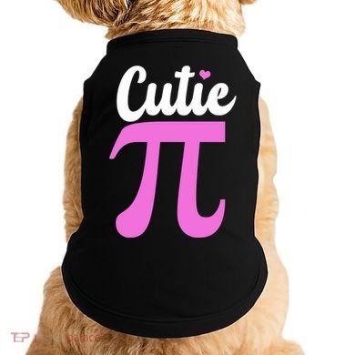 Cutie Pi Pi Day Heart Doggie Tank