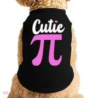 Cutie Pi Pi Day Heart Doggie Tank thumb 0