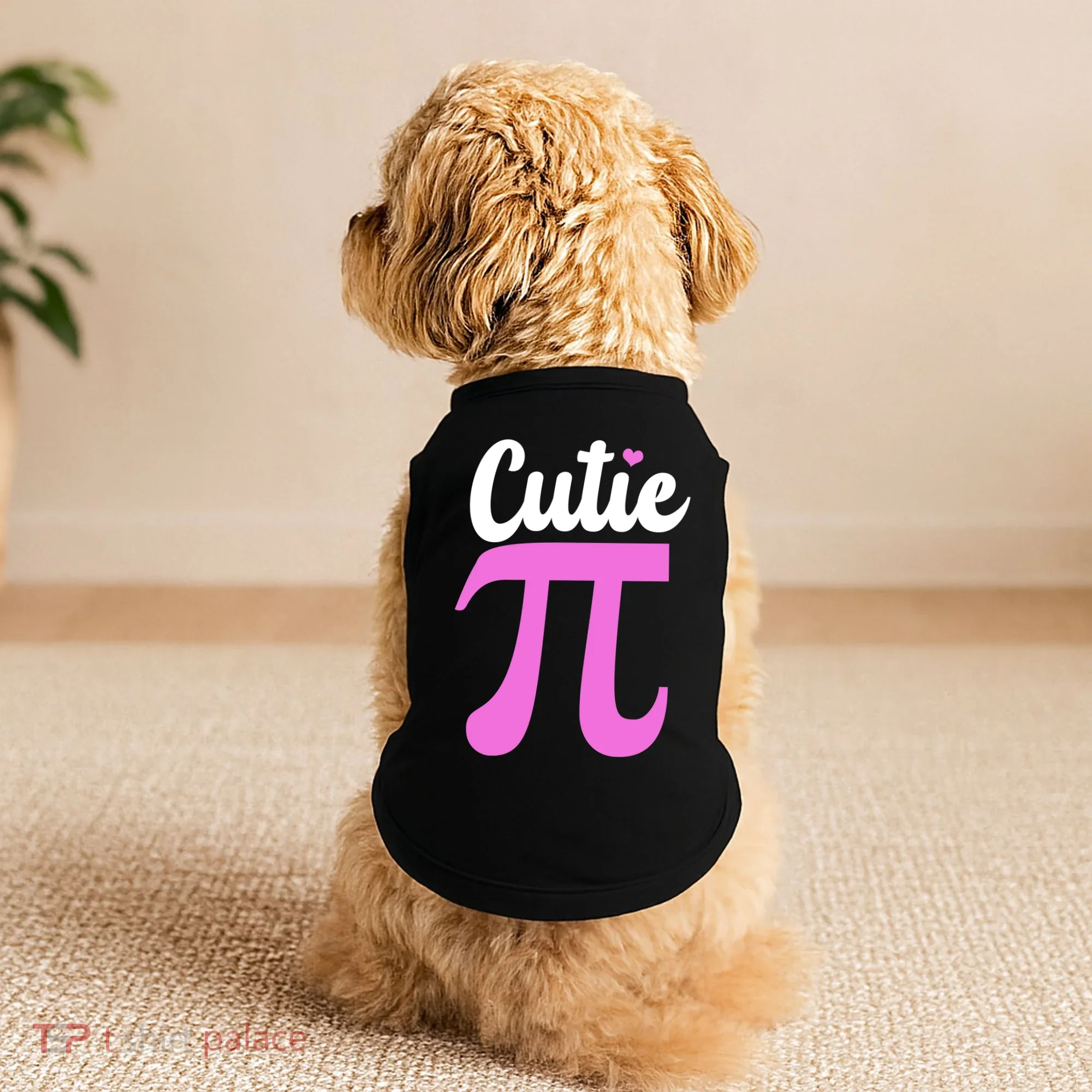 Cutie Pi Pi Day Heart Doggie Tank