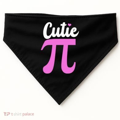 Cutie Pi Pi Day Heart USA-Made Doggie Bandana
