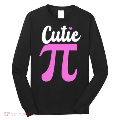 Cutie Pi Pi Day Heart Long Sleeve Shirt
