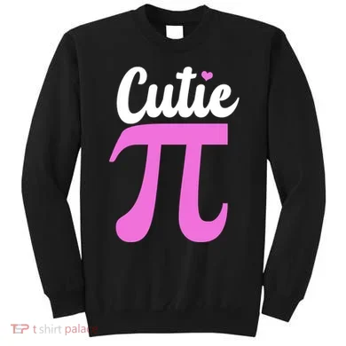 Cutie Pi Pi Day Heart Sweatshirt