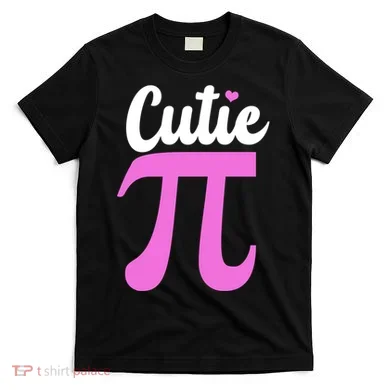 Cutie Pi Pi Day Heart T-Shirt