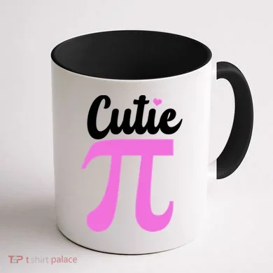 Cutie Pi Pi Day Heart Coffee Mug back