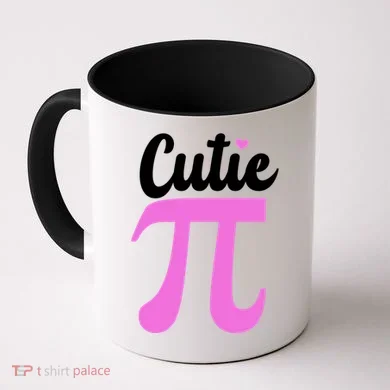 Cutie Pi Pi Day Heart Coffee Mug